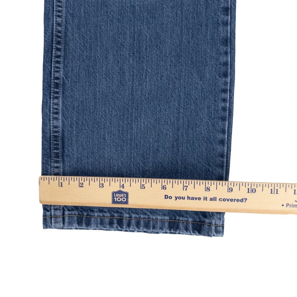 Wrangler‎ Mens 40x32 Retro Relaxed Bootcut Jeans Blue Denim Cowboy Rodeo Western